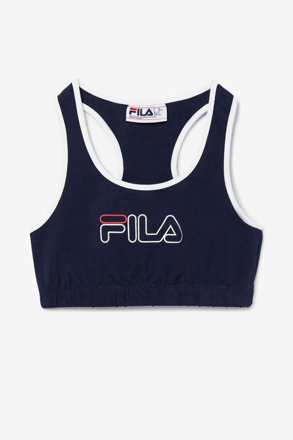 Camisetas Manga Corta Fila Mujer Azul Marino / Blancas / Rojas - Rebeca Bra - España 513270AXN